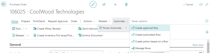 In Microsoft Dynamics 365 Business Central (Power Automate), how do I ... In Microsoft Dynamics 365 Business Central (Power Automate), how do I ...