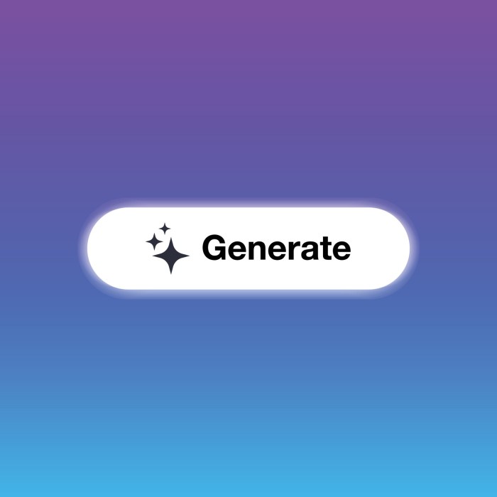 Generate AI button 30768228 Vector Art at Vecteezy